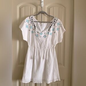 Cupcakes and Cashmere Embroidered Cotton Dress NWOT